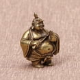 thumbnail image 2 of Solid copper Taiyi real person decoration piece retro artifact miniature carving, 2 of 8