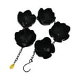 thumbnail image 4 of Outdoor Lotus Drainage Rain Chain Garden Decoration (5 Lotus) 1.2 Meters Outdoor Drainage Chain Japanese Rain Chain, 4 of 8