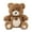 Brown, variant on Hypoallergenic Filling​​ 13.8-inch Plush Bear Stuffed Animal with Soft Short Pile, Cuddly Companion for Home Decor and Comfort Support Decorative Accent​​
