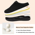 thumbnail image 6 of Mules for Women Wide Slip-on Shoes Comfortable Backless Walking Shoes with Removable Sole, 6 of 8
