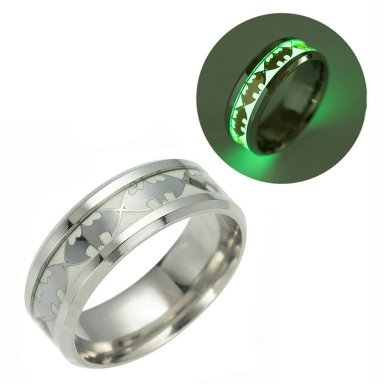 Glow in the dark batman ring sale