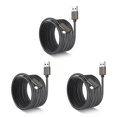 thumbnail image 1 of Methold Cables USB Línea de conexión práctica Líneas de datos portátiles versátiles Type3 Type1 NO1, 1 of 6