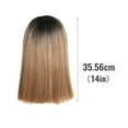 thumbnail image 3 of SUCS Wig Women's Short Shoulder-length Straight Hair female Headgear Bob Wig, 3 of 5