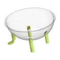 thumbnail image 1 of Cama para gatos de acrílico con cápsula espacial, juguete resistente, centro de actividades, práctico, fácil de limpiar, versátil, adorno de regalo, Verde, 1 of 8