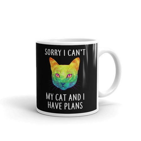 

Sorry I Can t My Cat & I Have Plans Coffee Tea Ceramic Mug Office Work Cup Gift