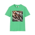 thumbnail image 5 of Basset Hounds "Sleepytime" Unisex Softstyle T-Shirt, 5 of 10