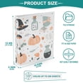 thumbnail image 3 of FORMRS 3 Ring Binder 1.5 inch with Pockets Set of 2 Clip Board 200 Sheets Capacity, Halloween Pumpkin, 3 of 8