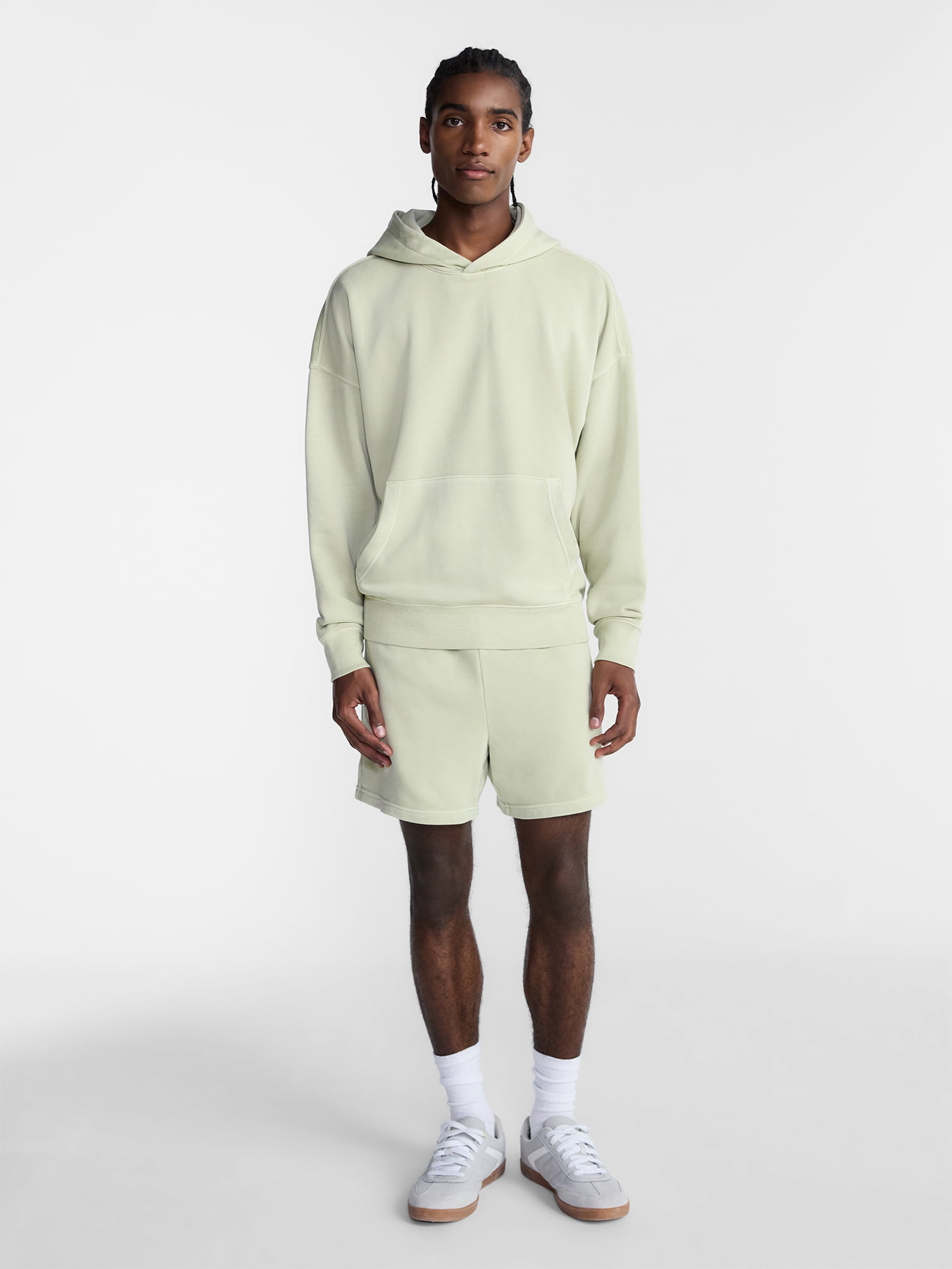 No Boundaries Oversized Hoodie with Long Sleeves, Men's XS-4XLT
