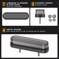 thumbnail image 2 of Speravity 2 piezas de luz lateral de automóvil portátil IP67 reemplazo impermeable 10-30V camión remolque señal de giro accesorios de lámpara Bombillas para automóviles Speravity VI016703-00B, 2 of 6