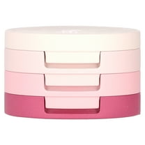 Kaja Beauty Bento, Bouncy Shimmer Eyeshadow Trio, 01 Rosewater, 0.1 oz (3 g)