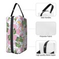 thumbnail image 3 of Goofa Lilies Flowers Printed Toiletry Bag with Handle,Large Capacity Travel Makeup Cosmetic Bag for Women, Carry on Airport Airline Compliant Bag, 3 of 9