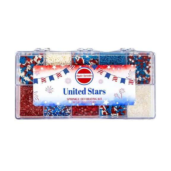 Mystic Sprinkles United Stars Decorating Kit 5.5oz