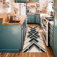thumbnail image 2 of Boho Kitchen Rugs and Mats Set 2 Pieces Non Slip and Washable Geometric Runner Rug with Rubber Backing Bohemian Kitchen Mats for Floor Cushioned Anti Fatigue 17x47+17x30, 2 of 6
