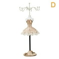 thumbnail image 1 of Xihbxyly Expositor de Joyas de Madera, Elegante Diseño de Maniquí, Organizador Giratorio de Joyas, Decoración para Escaparates, Uso Doméstico o Minorista, Material de Resina y Hierro, 25 Cm de Altura, 1 of 2