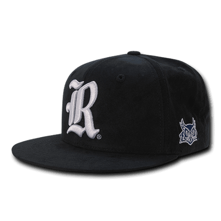 NCAA Rice Owls University Flat Bill Faux Suede Snapback Baseball Caps Hats