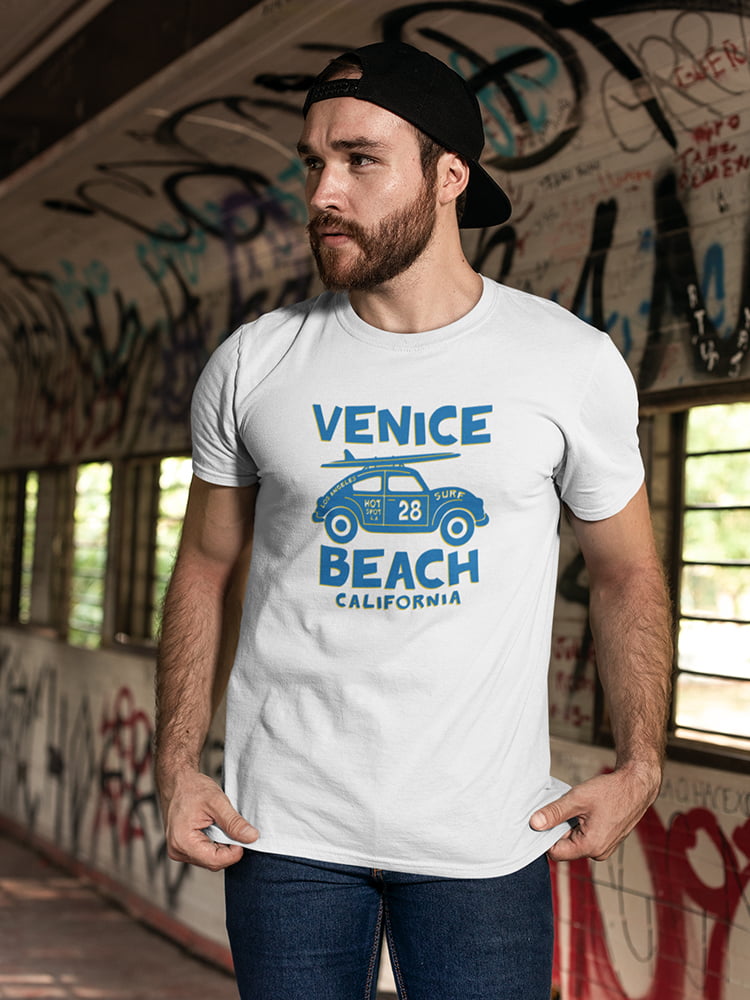 California Men Shutterstock, T-Shirt 3X-Large by Male Venice Beach Beetle -Image
