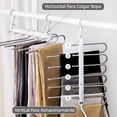 thumbnail image 4 of 2pcs Gancho Pantalones Organizador Multiple Ahorra Espacio XianweiShao 9024735007500, 4 of 5