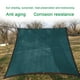 thumbnail image 5 of Vela de sombra solar rectangular 95% protección UV - Toldo exterior verde oscuro HDPE para patio, piscina y jardín, 5 of 5