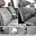 thumbnail image 4 of Premium Faux Leather 5-Seater Full Car Seat Covers - Breathable Waterproof Full-Coverage Protectors, Fit Most Sedans, SUVs, Hatchbacks & Crossovers, 4 of 7