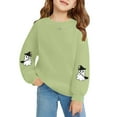 thumbnail image 5 of EnJoCho Kids Halloween Crewneck Sweatshirt Witch Pumpkin Print Cotton Pullover Long Sleeve Playful Spoky Season Tops, 5 of 9