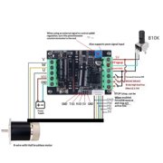 BLDC Brushless Motor Controller 60V 500W Power With Hall Sensors Support 0-5V Analog And PWM2-5V Control For 3D Printer