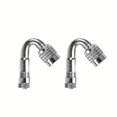 thumbnail image 1 of PENGX Tire Valve Stem Extender Set - 45° & 90° Angle  135° Angle Adapter for Cars  RVs  and Motorcycles - Durable Galvanized Steel  Fits All Vehicles, 1 of 7