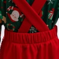 thumbnail image 4 of Conjunto de ropa con estampado de Papá Noel para niños, camisa y monos de Navidad, ocasión Formal, fiesta de Navidad, ceremonia de Gala, ropa para bebés, 4 of 5