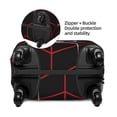 thumbnail image 4 of Fotbe Spider On The Web Luggage Cover Protector,Suitcase Protector,Scratch and Dirt Resistant,Fits 18-32 Inch Luggage-Large, 4 of 9
