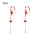 thumbnail image 5 of Cateissary 2 uds luces navideñas LED bastón de caramelo enchufe de tierra luz impermeable Santa Claus lámpara Festival adornos paso pasarela Kits de decoración para fiestas, 5 of 6