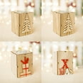 thumbnail image 3 of Mini Christmas Romantic Wooden Candle Support Christmas Candlestick Party Desk Pendants Home Decor Kids Gift, 3 of 6