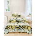 Bees Loves 3 Pieces Quilt Set, 1 Quilt with 2 Shams, Vintage Country ...