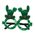 thumbnail image 2 of Gafas de lujo para disfraces Hugo Día de San Patricio Estilo B, 2 of 9
