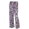 thumbnail image 1 of Amanda Blu Xlarge Mauve Leopard Pajama Pants, 1 of 1