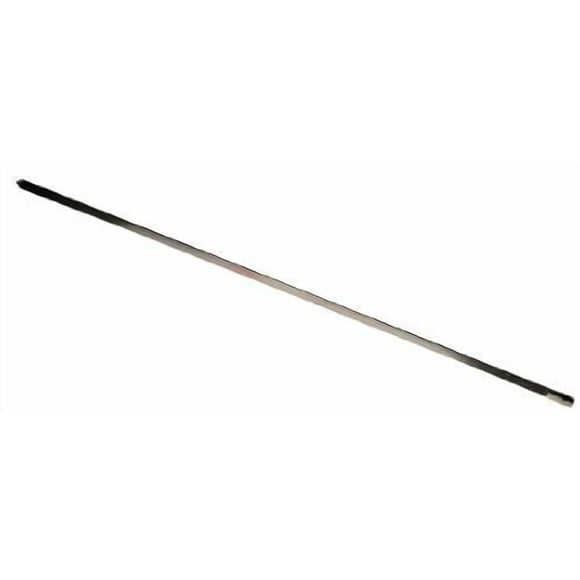OneGrill 28 Inch x 5/16 Inch Square Chrome Steel Grill Rotisserie Spit Rod - Grills up to 21 inches. Not for Weber.