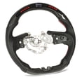 thumbnail image 4 of Shift Light Steering Wheel, Perforated Leather LED Steering Wheel Comfortable Grip  for GT-R R35 2017-2023, 4 of 7