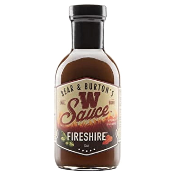 Bear & Burton's W Sauce, Fireshire - Pack of 1