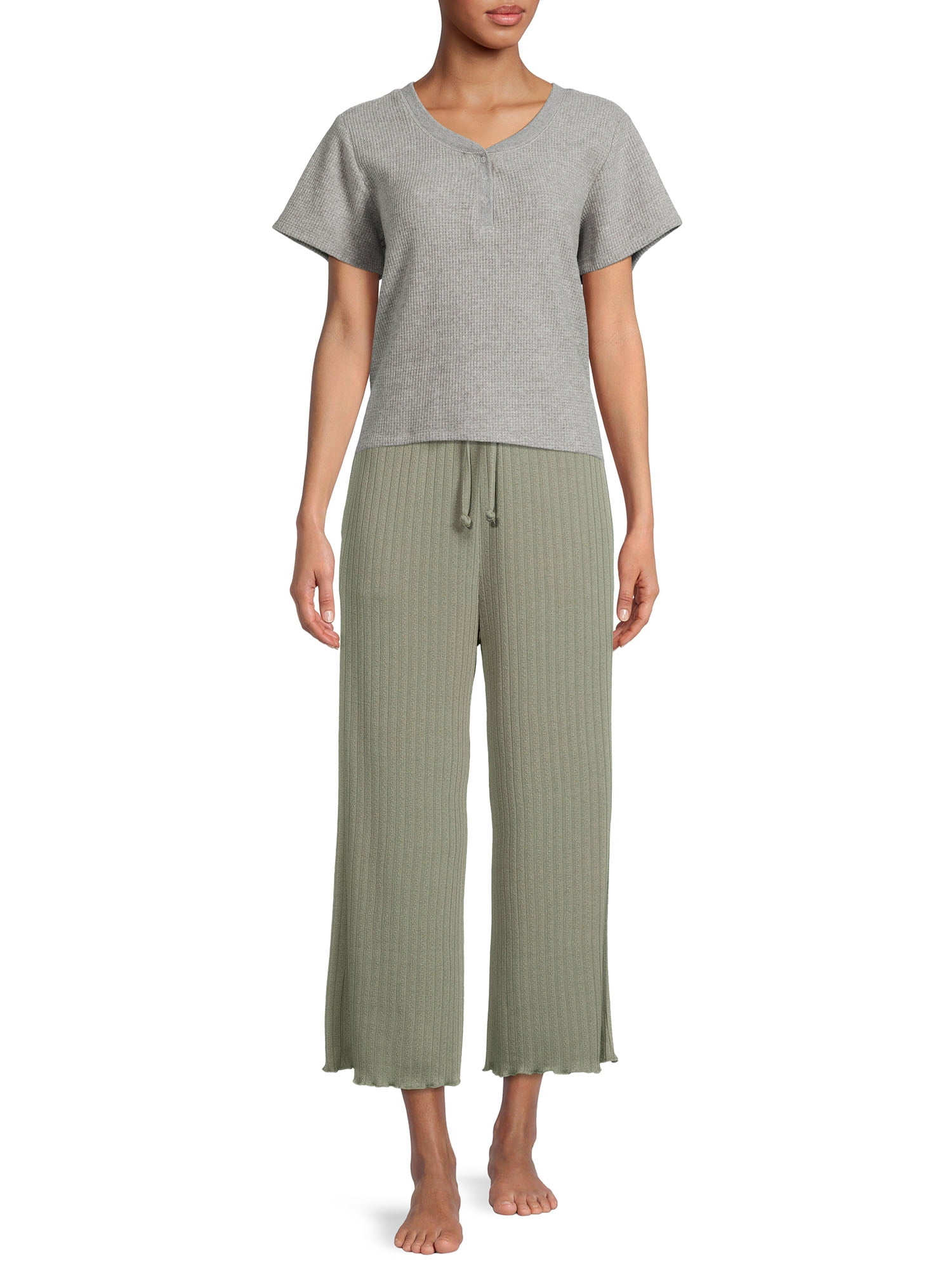 Secret Treasures Women's and Women's Plus Wide Leg Pants
