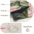 thumbnail image 6 of Round Area Rug 6 Ft, Pink Tulip Washable Non-Slip Circle Carpet for Living Room/Bedroom, Spring Floral Romantic Flowers Modern Art Rustic Low-Profile Indoor Mats Collection Rugs for Residential, 6 of 8