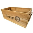 thumbnail image 1 of Set of 4 Vintage On Wood With Rope Handles Crate, 1 of 1