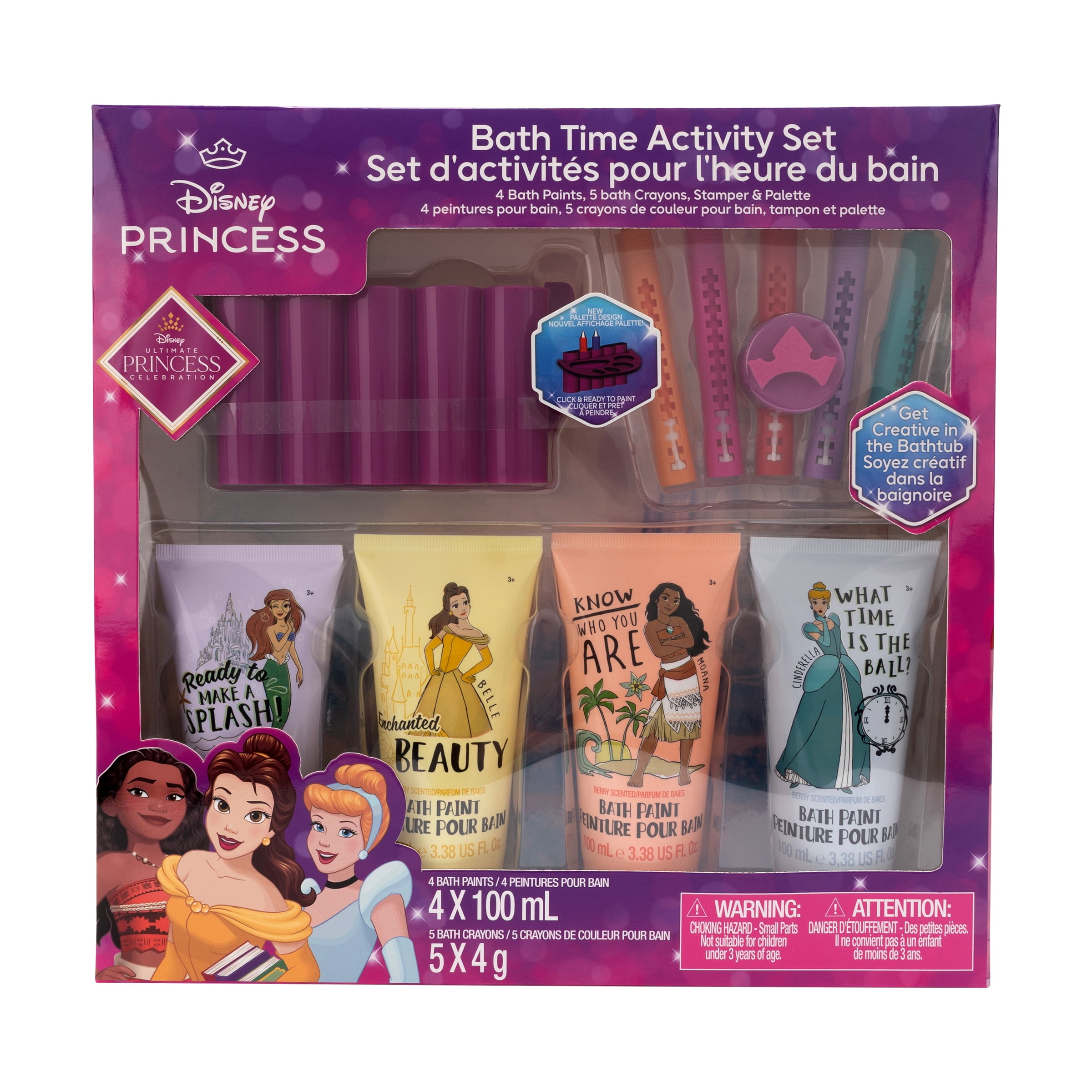 Disney Princess Bath Time Activity Set, Princess Bath Time Activity Set