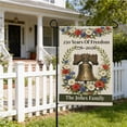thumbnail image 4 of Lksixu America 250th Anniversary Garden Flag, 1776-2026 Commemorative USA 250 Years Banner, Double-Sided Red White & Blue Flowers Design Patriotic Yard Sign, 4th of July Decorations for Outdoor Lawn, 4 of 6