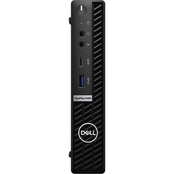Restored Dell Optiplex 5080 MicroTower (8GB, 256GB SSD, i5-10500T 2.3GHz) Win11P,Black (Refurbished)