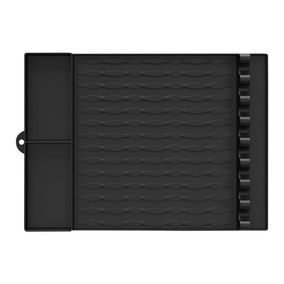 ICQOVD Grille Latérale de Four Plaque de Cuisson Tapis d'Outil de Four Tapis de Nettoyage Résistant Tapis de Protection pour Barbecue