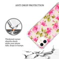 thumbnail image 3 of Butterfly Flower Case for iPhone 12 Mini,Aesthetic Colourful Floral Plant Case for Men Women,Unique Soft TPU Bumper Case Cover, 3 of 5
