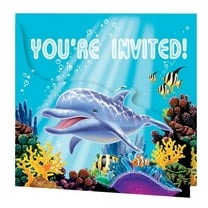 Access Ocean Party Invitation Card, 8 Ct