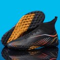 thumbnail image 3 of Zapatos de fútbol para hombre, botas de fútbol, tacos deportivos de entrenamiento de hierba, tacos largos hasta el tobillo para estudiantes de interior, tacos TF, 3 of 5