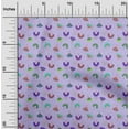 thumbnail image 2 of oneOone Cotton Poplin Bluish Violet Fabric Kids Safari Print Dress Material Fabric Print Fabric By The Yard 56 Inch Wide, 2 of 4