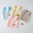 thumbnail image 4 of XQYLOS Toddler Baby Boys Girls Winter Sleeveless Carton Vest Jacket Warm Coat Outerwear with Rabbit Car Giraffe Rocket Print Cozy Flece, 4 of 4
