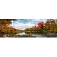 thumbnail image 2 of Head, Danny 32x13 Black Ornate Wood Framed with Double Matting Museum Art Print Titled - Northeast Creek Panorama, 2 of 4