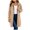 Khaki, variant on felwors Women's Long Sleeve Longline Zip-Up French Terry Hoodie Oversized Tunic Sweatshirt for Fall Casual Khaki for Size XXXXL